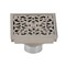 Kingston Brass BSF9771BN Watercourse Scroll 4" Square Grid Shower Drain, Nickel BSF9771BN - alternate 1